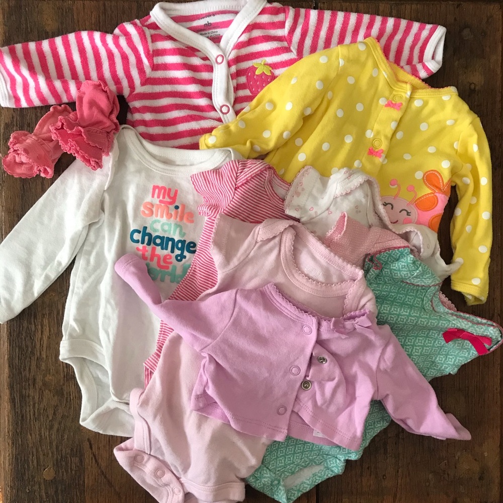 Newborn Baby Girl Lot